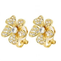 DESIGNICE Clip on Earrings,Delicate and Refined Appearance Earrings for Women,Exquisite Detailing Tragus Earrings for Women,Gold