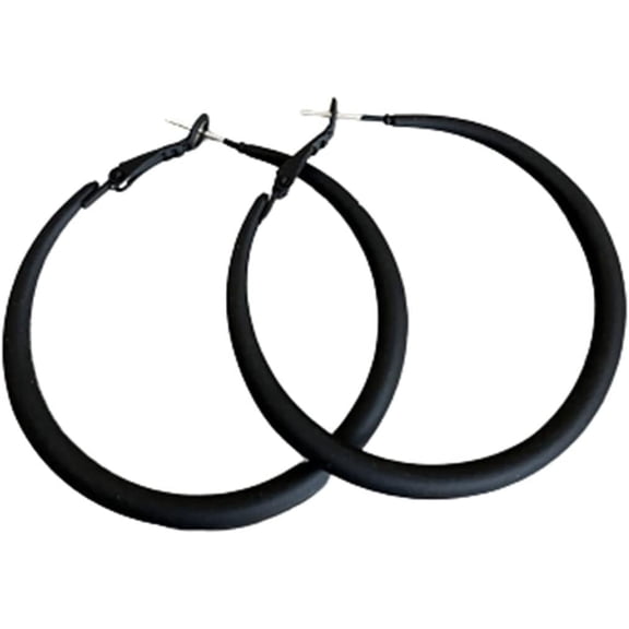 DESIGNICE Colorful Matte Hoop Earrings 80S Hoop Earring Retro Earrings Neon Earrings Bright Fluorescence Round Hoop Earings for Women