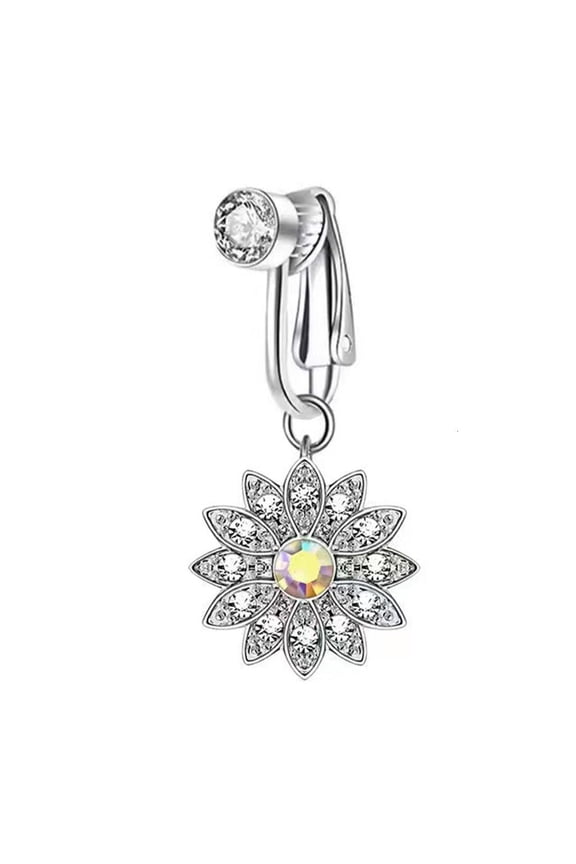 Comfortable Piercing Coppers Belly Clip Easy to Wear Clip on Belly Button Rings Versatile Body Jewelry Accessory for Daily Wear