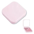 thumbnail image 1 of XIBUFE Compact Mirror,Foldable Square Dual Pocket Mirror Convenient,Pink, 1 of 7