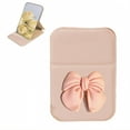 thumbnail image 1 of ACDANC Compact Mirror,Foldable Stand-Up Bow-Knot Small Mirror for Purse,White2, 1 of 7