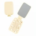 thumbnail image 1 of DESIGNICE Compact Mirror,Integrated Comb Mini Mirror,Compact Gear Hand Held Mirror,Yellow, 1 of 7