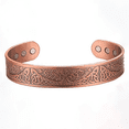 thumbnail image 1 of DESIGNICE Copper Bracelet Magnetic Design Magnetic Bracelet Comfortable Wear Pure Copper Magnetic Bracelet for Men and Women Style1, 1 of 5