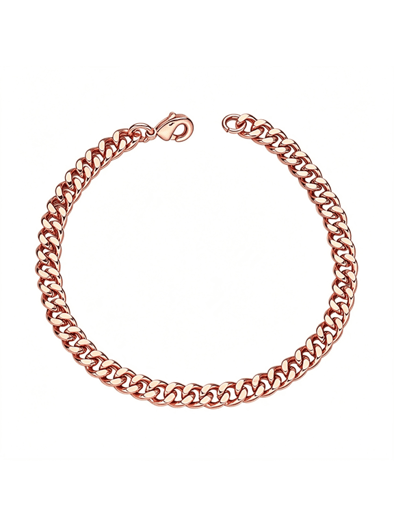 Copper Bracelet for Men &Amp; Women \U2013 99.9% Pure Copper Cuban Link Chain \U2013 5Mm,7Mm,9Mm,12Mm Width \U2013 6.5" to 9" Length \U2013 Gift Box Included \U2013 Usa Brand
