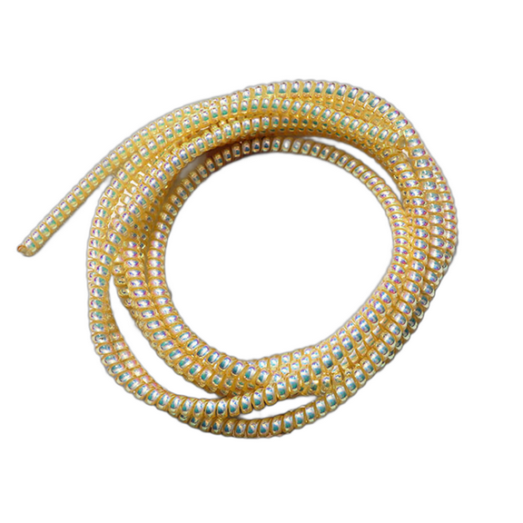 DESIGNICE Cord/Cable Protector - Prevents Damage Wire/Cord Cover, Laser Gold