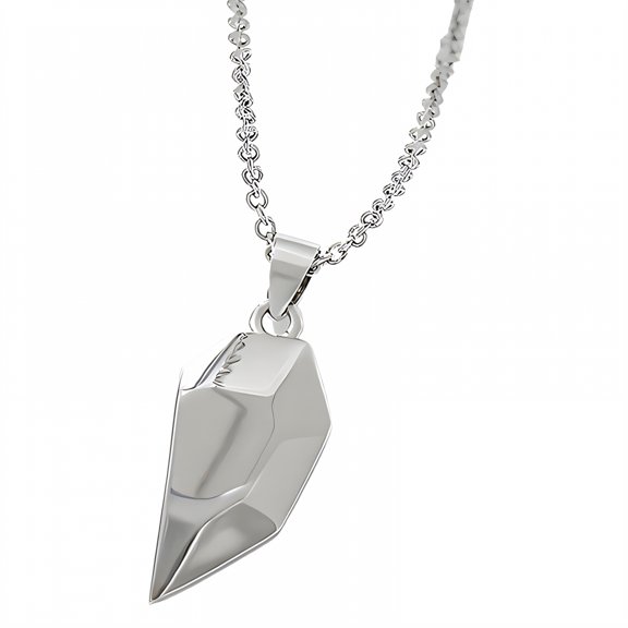 DESIGNICE Couples Necklace,Unchanging Form Cute Necklaces,Perfectly Buffed Heart Locket Necklace,Silver Plated