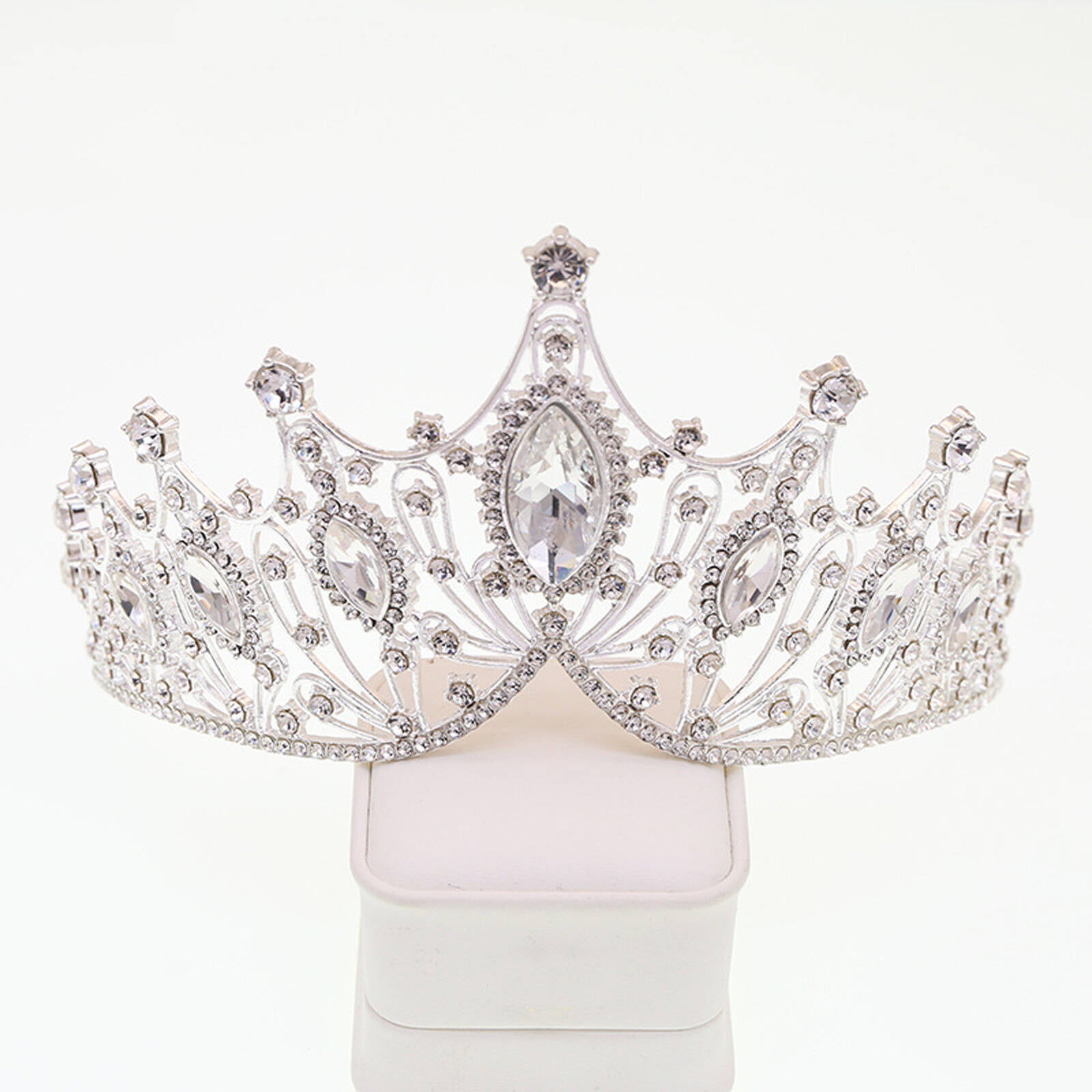DESIGNICE Crown Alloy Korean Style Tiara Crowns for Women  display picture 2