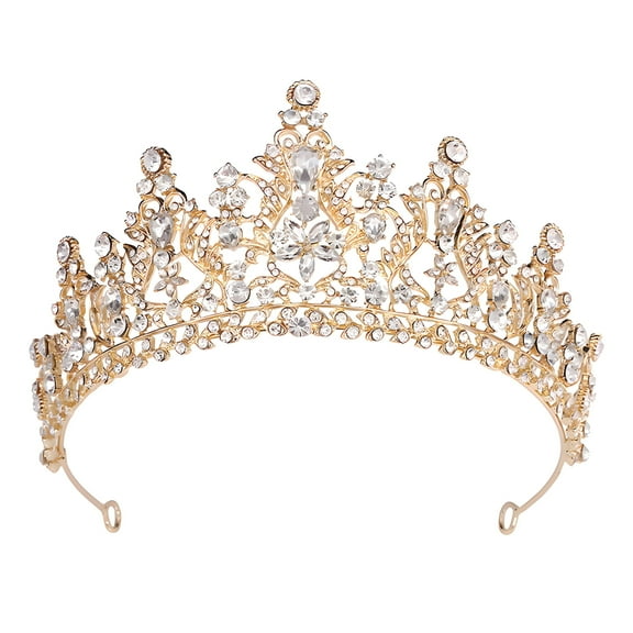 BESTSKY Crown Cake Topper,Hand Set Coronas Para 18 Anos,Secure and Firm Fit Princess Crown