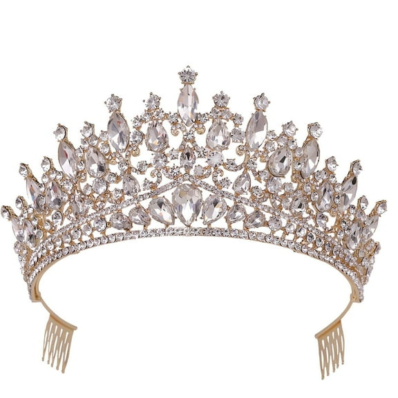 ACDANC Crown Cake Topper,Glow Coronas Para 22 Anos,Luxurious and Dreamy Ambiance Princess Crown