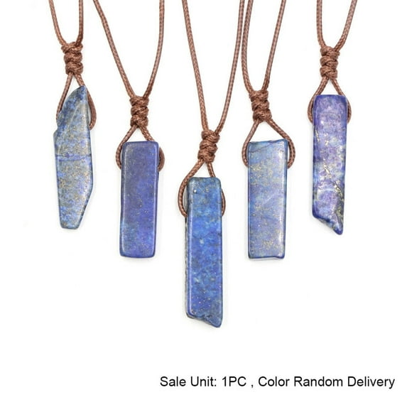 DESIGNICE Crystal Necklace,Elegant Crystal Necklaces for Women,Healing Pendant Necklace,Unique Gemstone Jewelry for Positive Energy,H090 Lapis