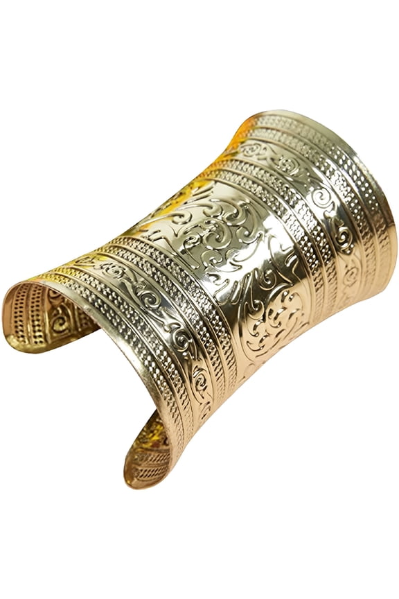 Cuff Bracelet Gold Cuffs Upper Arm Jewelry Alloy Bracelets Bangles Bridal Snake Wide