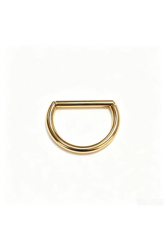 D Shaped Septum Ring Nose Ring Helix Daith Conch Lobe Tragus Rook Piercing Jewelry Cartilage Earring 316L Surgical Steel