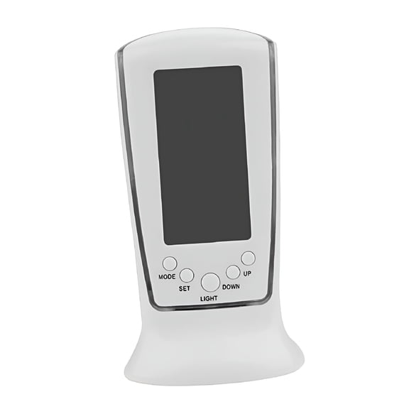DESIGNICE Digital Battery Operated Blue Backlight with Snooze for Bedroom