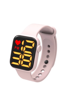 Digital Watch,Military Style Flow Magazine,Multi-Function Sports Waterproof Performance Digital Watch Womens,Pink