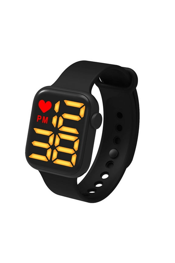 Digital Watch,Sports Watch Digital Watch Men,Waterproof Function Multi-Mode Features Digital Watch Womens,Black