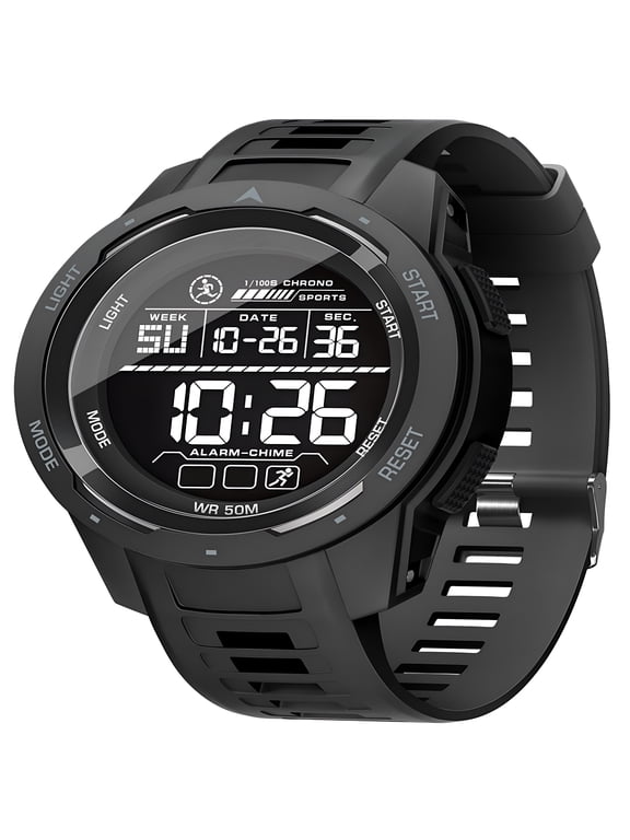 Digital Waterproof Sports Tactical Watch Stopwatch Countdown Alarm LED Backlight Shockproof Calendar Outdoor Military Watches for Men