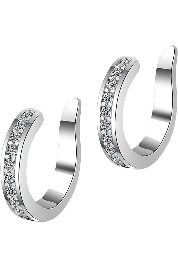 Ear Corrector Clips, Adjustable Pierceless Cuffs Thin & Chunky for Women