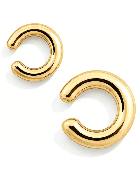 Ear Cuff Earrings for Women Gifts Trendy Stuff Chunky Ear Cuffs Non Piercing Clip on Cartilage Earrings Helix Fake Earring Jewelry Gifts