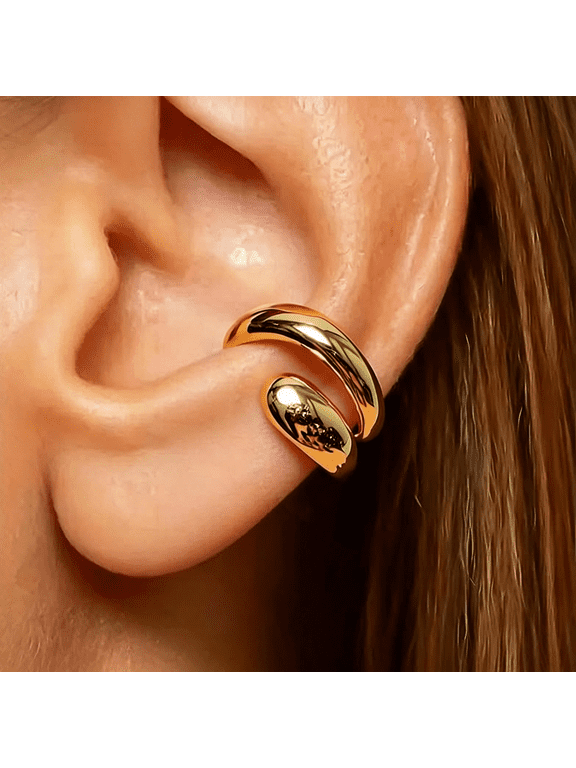 Ear Cuffs Non Piercing Chunky Ear Cuff Earrings for Women Non Tarnish Clip on Cartilage Earrings Fake Earring Set Fashion Accessories Jewelry