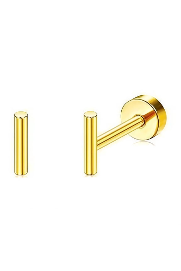 Earrings,Elegant Geometry Earrings for Women,Sleek Design Subtle Luxury Flat Back Earrings,Style8