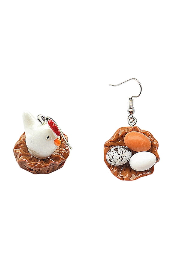 Earrings,Fun & Playful Design Aretes De Mujer,Vivid 3D Shape Rhinestone Earrings,Style1