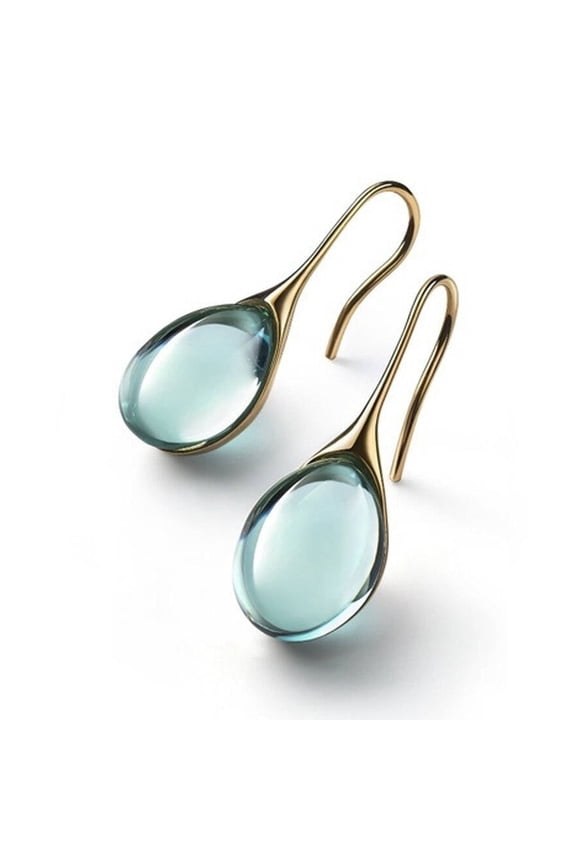Earrings,Geometric Waterdrop Design Piercing Earring,Lightweight Alloy Material Aretes De Mujer,Style1