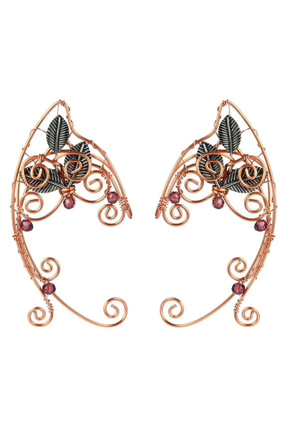 Elf Ear Cuff Wrap Earrings Clip-On Cosplay Halloween Party