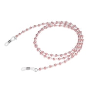 Designice Pink Eyeglasses Retainer Chain, Beaded Rope