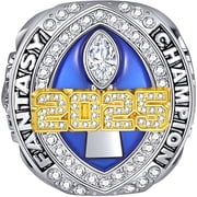 DESIGNICE Fantasy Football Championship Ring - Trophy Ring with Display Box for Sports Fan Gift Sizes 11