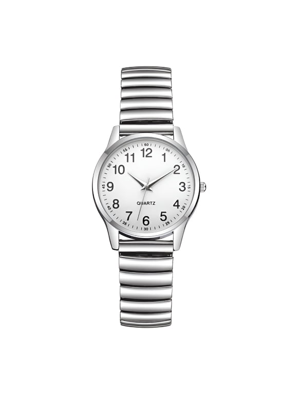Fashion Ladies Women Unisex Wind Up Watches for Women No Battery Stainless Steel Quartz Wrist Bands Men Watch Couple Watch