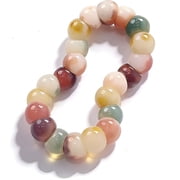 DESIGNICE Fidget Bracelet Natural Bodhi Seeds Beaded Bracelets Zen Fidget Stretch Bracelets Alleviate Anxiety Stress Protection Healing Bodhi Jewelry Gifts for Women Men