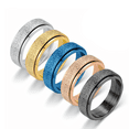 thumbnail image 1 of DESIGNICE Fidget Ring,Anxiety-Relieving Function Fidget Rings,Rotatable Design Anxiety Ring,8, 1 of 2