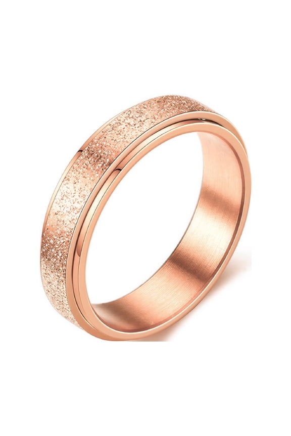 Fidget Ring,Rotating Innovative Fidget Rings,Stress-Reducing Anxiety Ring,Sleek Tungsten Rings for Women