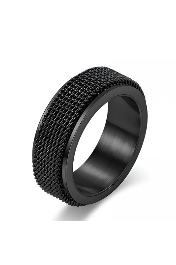 Fidget Ring, Stainless Steel,Fidget Ring Men