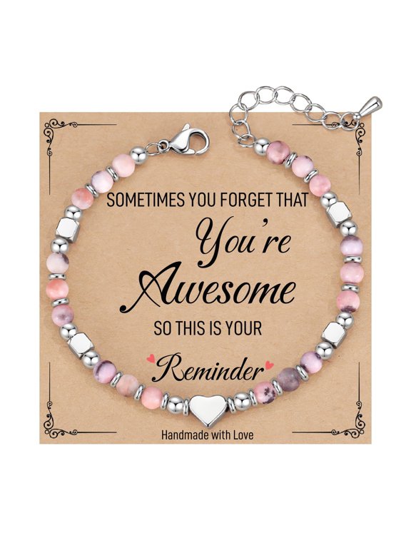 Friend Bracelet Gifts for Women Sister Ie,Christmas Gift for Teens Mom Daughter Granddaughter Birthday Gift for Her Stocking Stuffers,Meaningful Sister Bracelet