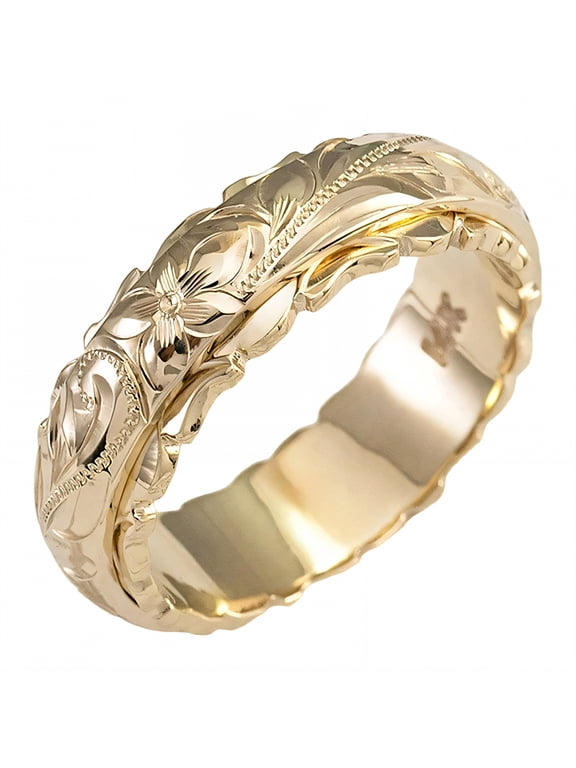 Gold Rings for Women,Clear Outlines 14K Gold Plated Rings for Women,Second-Skin Sensation Womens Wedding Bands,Gold