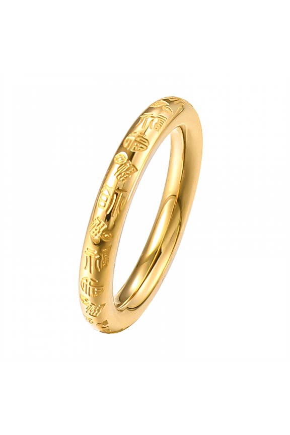 Gold Rings for Women,Robust Structure Fashion Rings for Women,Kind Skin Feel Tarnish Free Gold Rings,Gold3 Plated