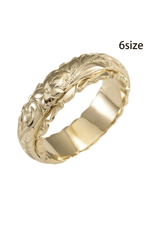 Gold Rings for Women Solid Color Wedding Rings for Women Suspended Shape Wedding Rings Size 6