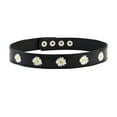 thumbnail image 1 of DESIGNICE Goth Accessories,Daisy Embroidery Black Choker Necklaces for Woman,Cortex Gothic Jewelry,For Men and Women Daily Use,Style1, 1 of 7