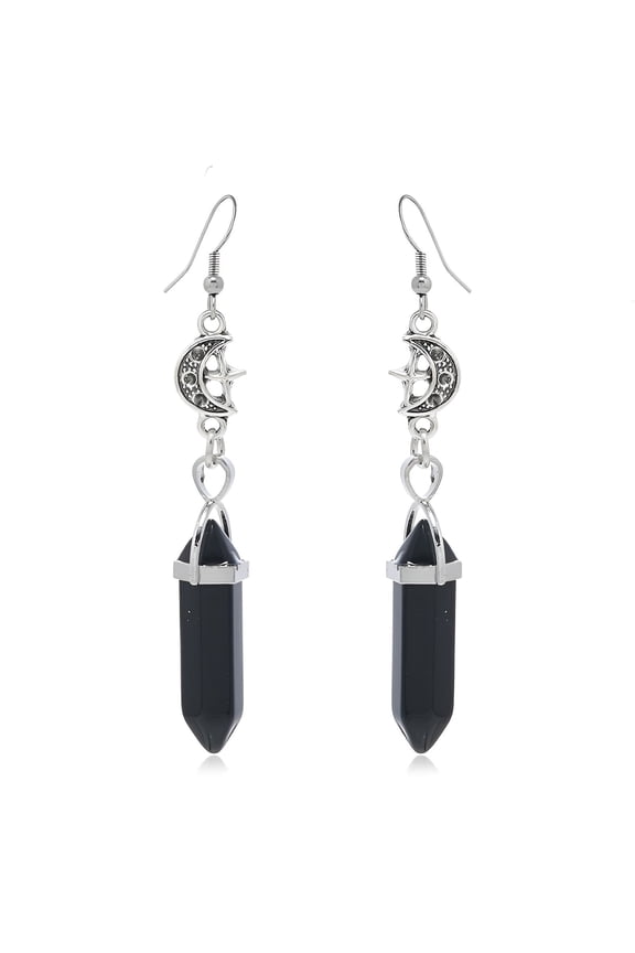 Goth Accessories,Punk Devil Influence Goth Earrings,Retro Dark Chic Gothic Valentines Day Gifts