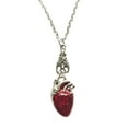 thumbnail image 1 of DESIGNICE Gothic Vampires Bat Bloody Heart Pendant Necklace Fashion Jewelry Accessory for Halloween and Romance Occasions, 1 of 7