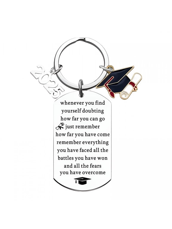 Graduation Gifts for Him Her - Class of Graduation Keychain, Inspirational Gifts for College Middle High Student, Senior Masters Degree Student College Gift Ideas
