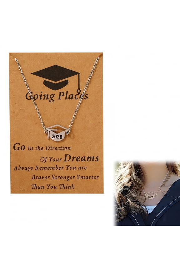 Graduation present: Graduation Adjustable Necklace Graduation jewelry for Her, Graduation Necklace Class of Unique Cap Necklace for Best Friends High School College Retirement for Daughter