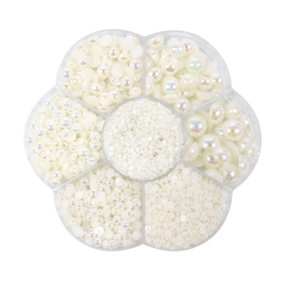 DESIGNICE Half Pearl Flat Back Pearl Jewelry For DIY Accessory Art And Fashion