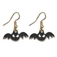 thumbnail image 1 of DESIGNICE Halloween Earrings,Bat Halloween Jewelry,Alloy Resistant Deformation Statement Earrings,Style5, 1 of 7