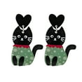 thumbnail image 1 of DESIGNICE Halloween Earrings,Green Cat Goth Earrings,Acrylic Not Fade Statement Earrings for Women,Green, 1 of 7