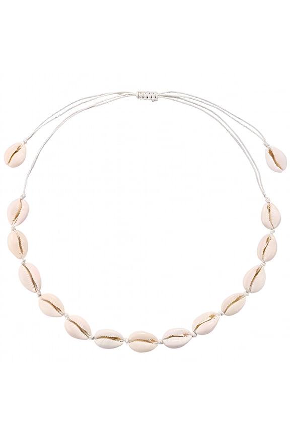 Handmade Choker Necklace, Cowrie Shell, 82 cm (Women's)