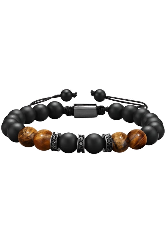 Handwoven Beaded Bracelet Colorful Natural Stone Beads Card Bracelet Braided Rope Handmade Stone Woven Bracelet Jewelry Gifts for Men Boys Beaded Bracelets for Men