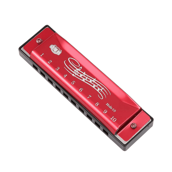DESIGNICE Harmonica,Non-Toxic Harmonica for Kids,Safe and Fun Kids Instruments,Red