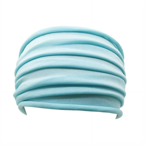 DESIGNICE Headbands Better Hair Hold Thick Headbands for Women,Soft Material All-Around Comfort Head Wraps for Women,Blue